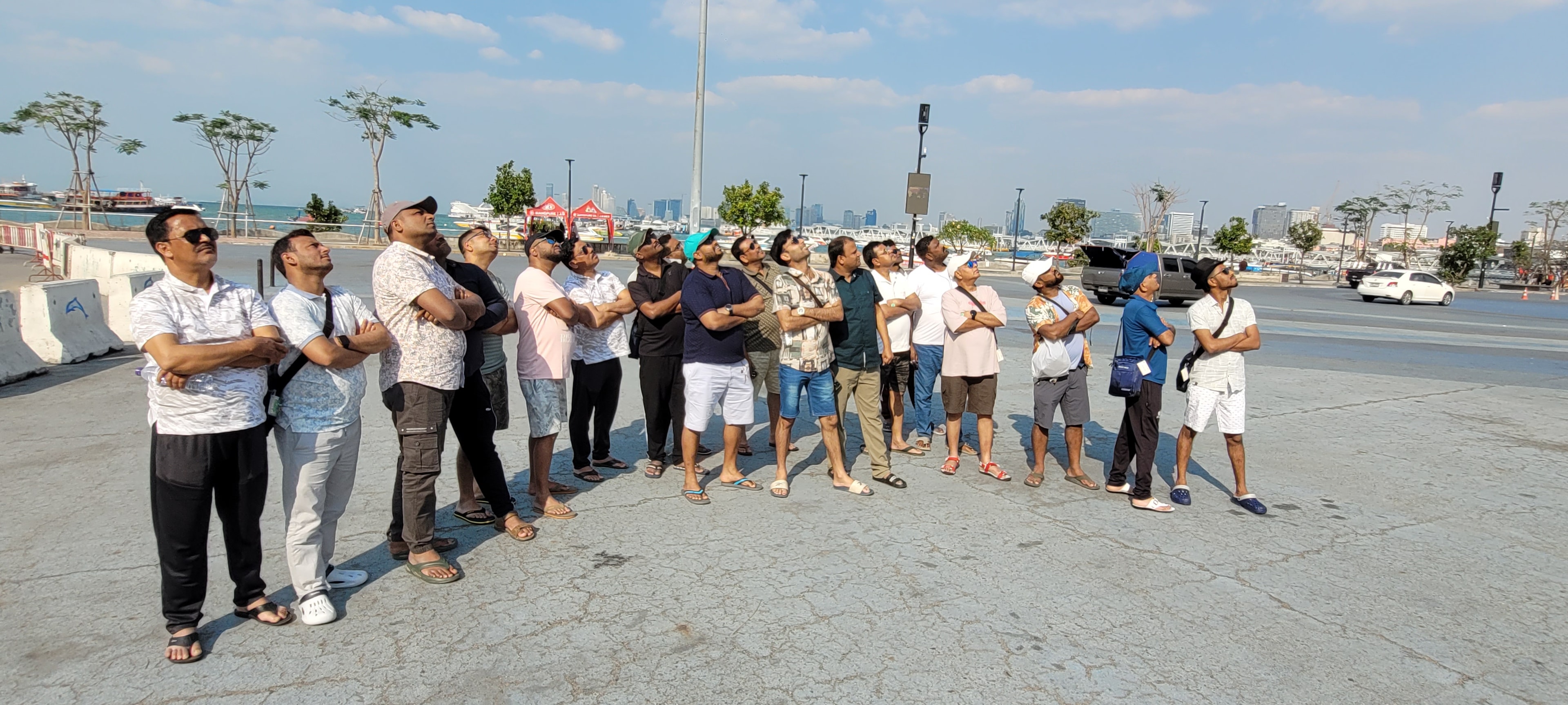 25 pax sales team incentive group at Pattaya waterfront, Bangkok
